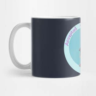 Accepted a Compliment (Blue) Mug